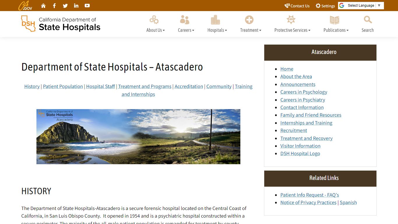 California Department of State Hospitals - Atascadero